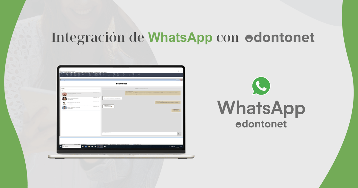 Integración de WhatsApp en Odontonet